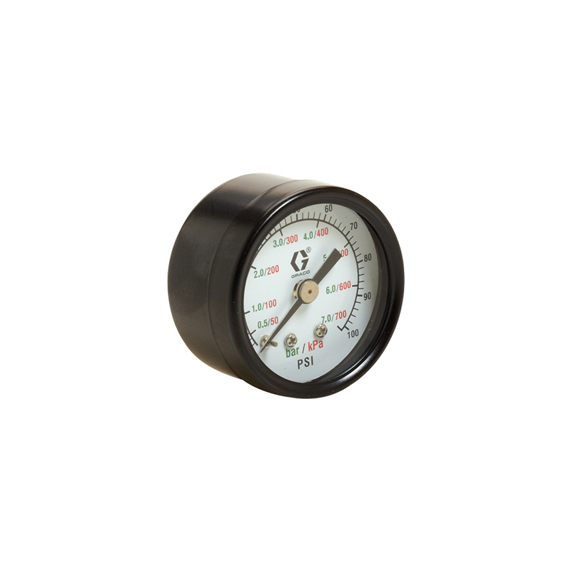 美国GRACO固瑞克低压空气压力表背面安装