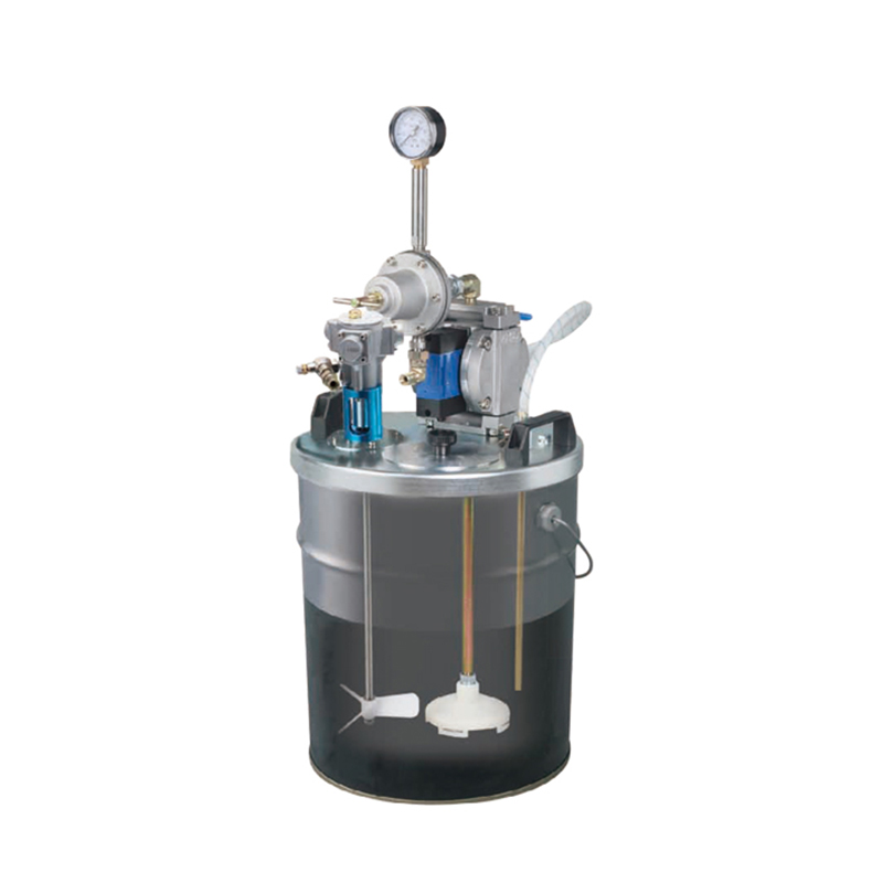 日本IWATA岩田DPS-702C小型气动双隔膜泵套装供给喷漆泵组桶装式